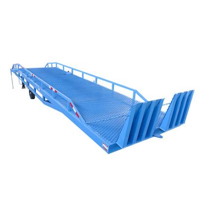 China NIULI Hotels Portable High Efficiency Container Ramp Slope Lift Forklift Dock Ramp Dock Leveler for sale