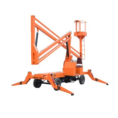 China 8-14M Man Lift Small Boom Lift Articulating Adjustable Arm Working Platform Electric/Diesel Mobile Folding Arm Curved Lift Widely for sale