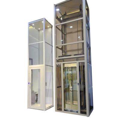 China Hotels 3 Floor Small Indoor Passenger Home Elevators Hydraulic Residential Elevator With Enclosure Home Elevator Lift for sale