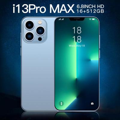 China Waterproof Hot Selling PHONE13 PRO MAX 12GB+512GB 6.7 Inch Display Android 11 Full Cell Phone I13 PRO MAX Cell Phone Smartphone for sale