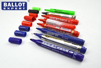 China Purple / Blue Silver Nitrate Waterproof Ink Pen Indelible For Printing for sale