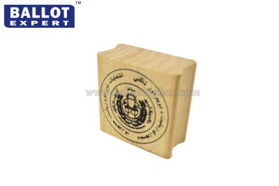 China Round / Rectangle Rubber Ink Pad Stamps For Decoration Safety Non - Toxic for sale