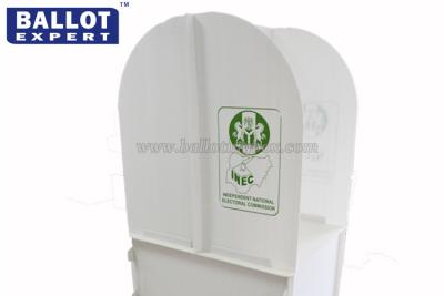 China Waterproof Cardboard Voting Booth Plastic Polling Booth 1220*2440mm for sale