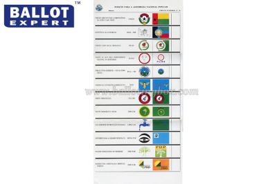 China Full Color Printing Election Ballot Paper , Custom Uncoated Voting Ballot Card for sale