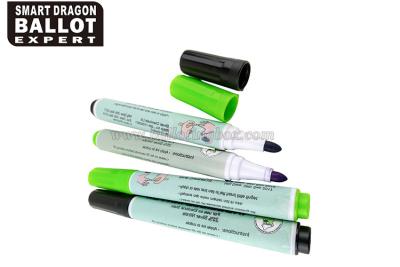 China Voting Coloured Permanent Indelible Marker Pens Various Colors For Your Choice for sale