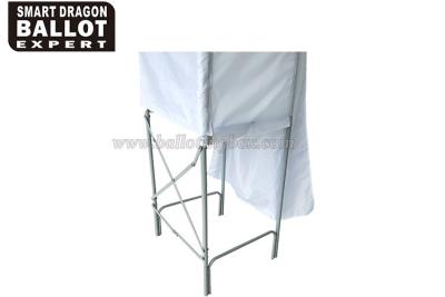 China One Person Metal Voting Booth Cardboard Voting Booth , Cardboard Polling Station for sale