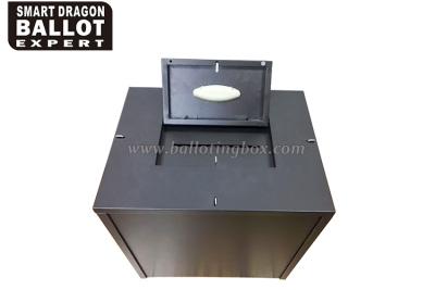 China Large Metal Voting Ballot Box With Lock Voting Slot 20*0.8Cm for sale