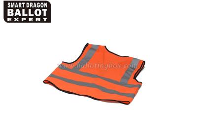 China Eco Friendily Reflective Safety Vest Jackets For Construction Workers / Bikers for sale