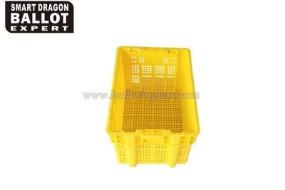 China Stackable Vegetable Agriculture Plastic Storage Box / Collapsible Plastic Crate for sale