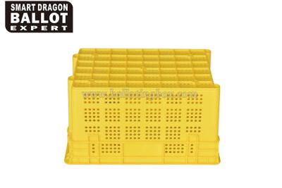 China Heavy Duty Plastic Storage Box Size 59.2 * 39.8 * 31.5cm For Apparel Stores for sale