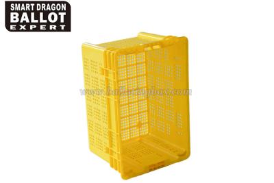 China Large Scale Stackable PP Storage Box For Transport / Plastic Basket Containers for sale