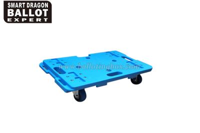 China Durable Polypropylene Plastic Moving Dolly Trolley Hand Cart Corrosion Resistance for sale