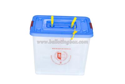 China Stembussen van de polypropyleen de Plastic Verkiezing Met Hoogte 44.5cm van de Veiligheidsverbinding Te koop