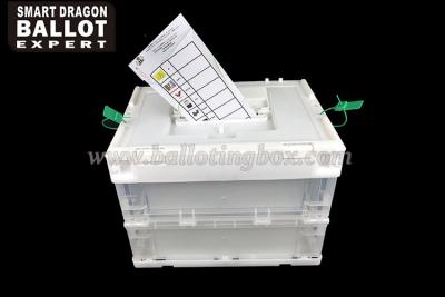 China Vouwbare Plastic Stembus Binnengrootte 33*23*26cm voor Nationale Verkiezing Te koop