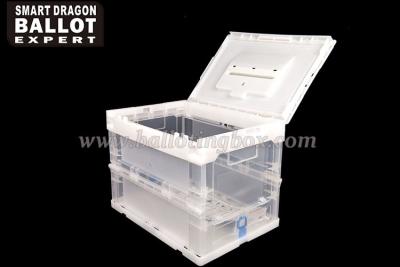 China Recycled Materials Plastic Voting Box For Regional Election Net Weight 1.38kg for sale