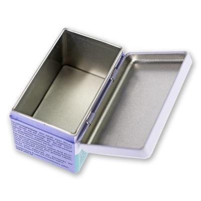 China Recycled Materials Wholesale Custom Metal Rectangular Sugar Free Chocolate Medicine Tin Box Girl Gift Can for sale