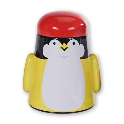 China Wholesale Exotic Style Packaging Custom Penguin Shape Kids Toy Gift Packaging Tin Box for sale