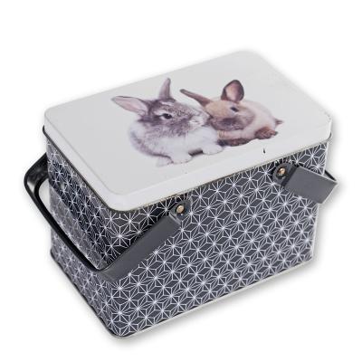 China 2019 New Large Size Kids Lunch Box Rectangular Metal Lunch Box Manufacturer for sale