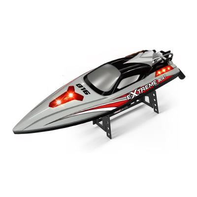 China Weiyiqing Factory 55km/h Radio RC Night Controlled Lights Boat Mini Sale Jet Boat Cheap Fishing Boats for sale