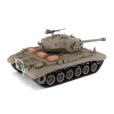 China Wi-Fi Henglong 1/16 Tank 3838-1 Snow Leopard 2023 USA PERSHING M26 RC Battle Tank with Smoke and Metal Tank Sound Track for sale