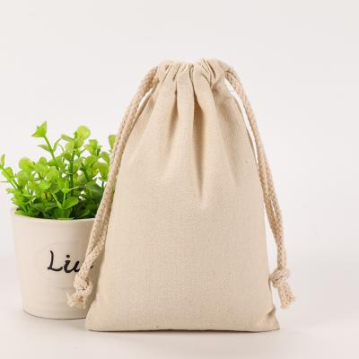 China Wholesale 8oz Recyclable Cotton Christmas Canvas Drawstring Bags Cotton Shoe Bag Organic Cotton Dust Bags for sale