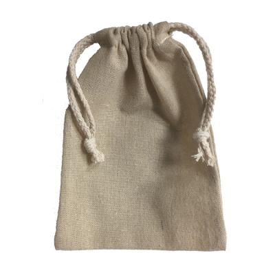 China Eco-Friendly Recyclable High Quality Recyclable Canvas Drawstring Bags Canvas Drawstring Sack Bags With Logo for sale