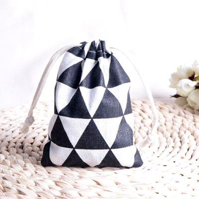 China Wholesale High Quality Recyclable Promotion Muslin Cotton Drawstring Bags Calico Bags Drawstring For Gift for sale