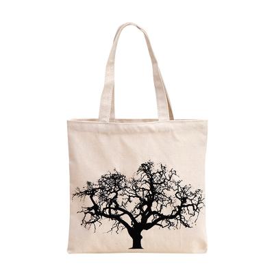 China Promotional Reusable Eco-Friendly Cotton Recyclable Canvas Tote Grocery Bags With Logo Linen Tote Bags for sale