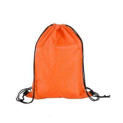 China Wholesale Recyclable Bulk Sport Drawstring Drawstring Backpack Drawstring Bags 210D Nylon String Bags for sale