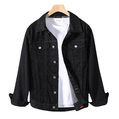 China 2021 Popular Male Spring Coat Reversible Denim Jacket Korean Fashion Handsome Outer Student Jacket for sale