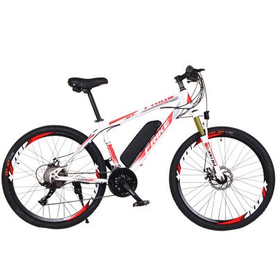 China Hot sale 350w carbon steel brushless all terrain electric mountain bike 48v 8ah electric bicy for sale