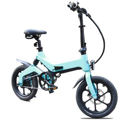 China 2021 new 48v 500w magnesium aluminum alloy electric bicycle bicycle lithium battery adult foldable cycle for sale