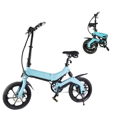 China Bestselling Lithium Battery Adult Foldable Cycle Amazon Magnesium Aluminum Alloy Electric Bicycle 48v 1.4m with LED Display for sale