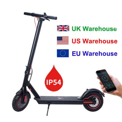 China EABS+ Disc Braking Germany Warehouse 500W 10 Inch Power Brushless Motorcycle Foldable Waterproof Electric Scooter With App for sale