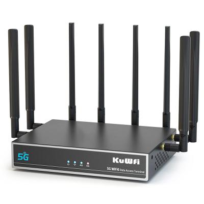 China Low Moq Wifi Router OEM Wifi 6 Dual Band Router 5g Dual Band Wireless Cpe Modem 1800mbps Open 4g Router With Sim Card Slot for sale