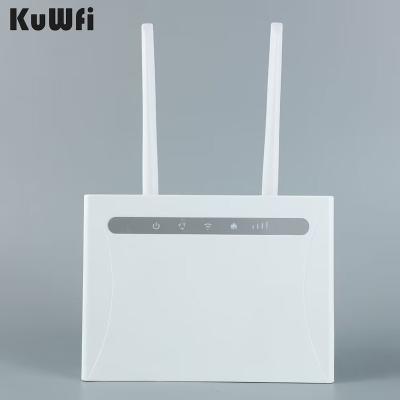 China OEM Odm KuWFi Router Wifi Router 2.4ghz 300mbps 4g Lte Home Wireless Long Range 4g Modem With Sim Card And Slot for sale