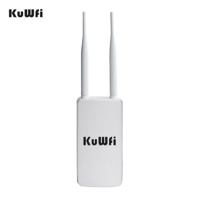 China KuWFi 300mbps wholesale price dustproof outdoor wireless router plug and play high speed wifi router without broadband for sale