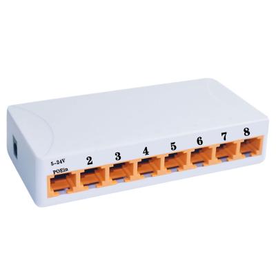 China High Quality POE Power KuWFi 8Port Ethernet Switch RJ45 Ethernet Changer Lan Hub 100mbps Network Switch For IP Camera for sale