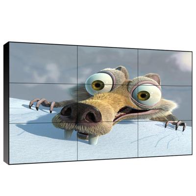 China 49 Inch Border Ultra Thin Indoor LCD TV Video Wall 3.5mm 4K TV Full Color Screen For Advertising Display / HR49EB for sale