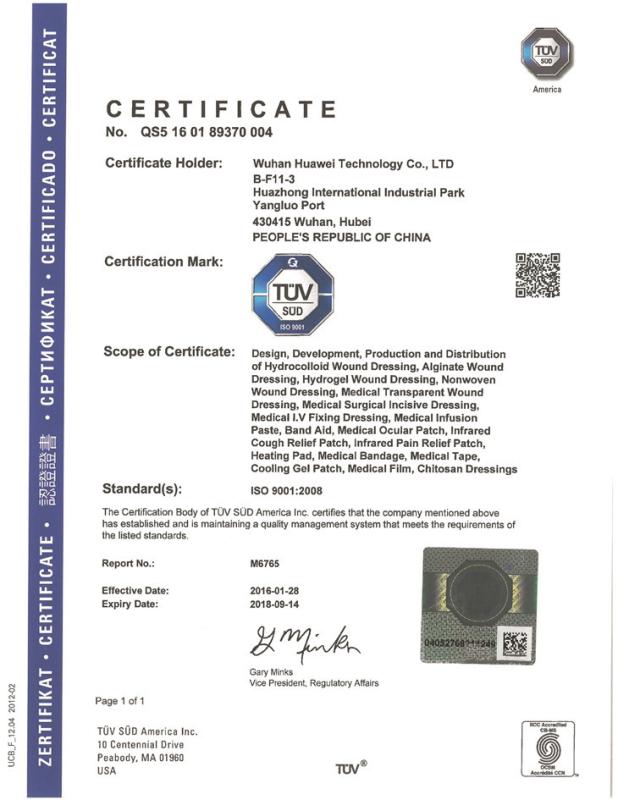 ISO9001 - Wuhan Huawei Technology Co., Ltd.