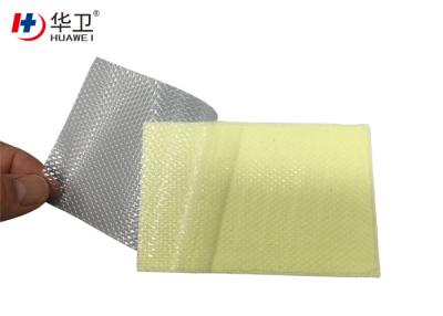 China yellow and blue color cold hot 7*10cm 10*14cm hydrogel pain relief patch for sale