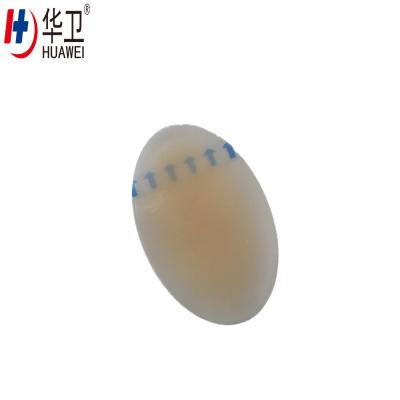 China Los materiales consumibles médicos 5*10 cm avanzaron el remiendo hidrocoloideo de la herida con la frontera fina en venta