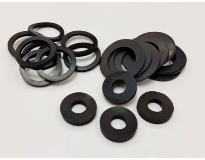 China FKM FPM NBR EPDM HNBR Flat Shape O Rings Hardness 90 Black Color Flat Shape Rubber for sale