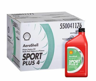 China Synthetische luchtvaartchemische stoffen AeroShell Oil Sport Plus 4 smeermiddel voor lichte sportmotoren Te koop