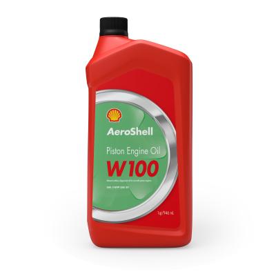 China SAE Grade AeroShell Oil W100 50 Ashless Dispersant Aircraft Oil 12 Quart/Case for sale