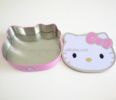 China Cookies / candy / gift or other things tin box maker fashion hello kitty cookies tin box maker for sale