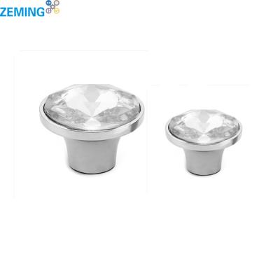 China Fashion Customized Size Durable Good Quality Hardware Drawer Accessory Crystal Knobs For Dressers Furniture for sale