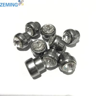 China Durable Hot Selling Crystal Diamond Knob Crystal Cabinet Drawer Zinc Alloy Knobs For Furniture for sale