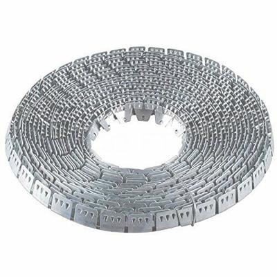 China 2021 Factory Price Viable Flexible Upholstery Single Hole Metal Nailing Strip For Sofa Furniture for sale