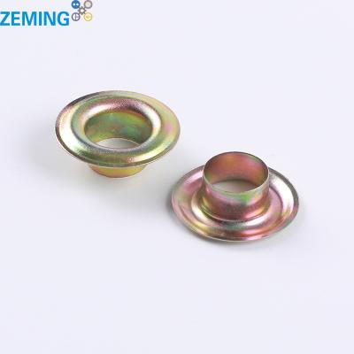 China New Customized Size Nickel Free Shoes Fabric Covered Eyelet Button For Clothes Using Decoration for sale